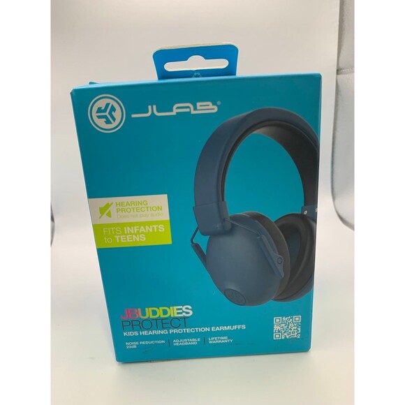JLab PHJKPROTECTRNVY6 JBuddies Protect Earmuffs, Blue - Picture 1 of 5